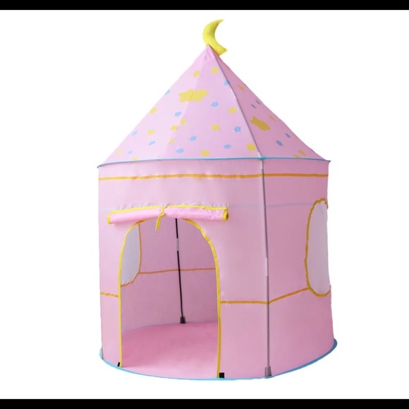 Other - Toddler girls pink pop up castle tent moon & stars